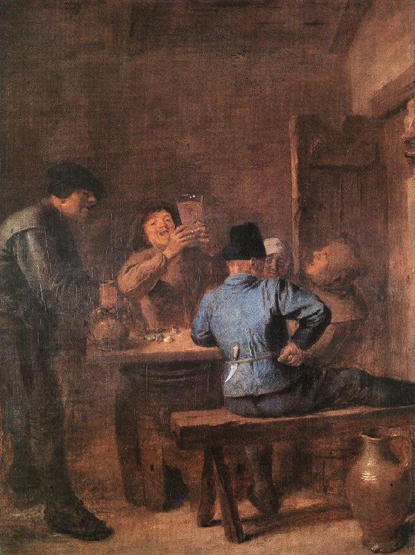 BROUWER, Adriaen In the Tavern fd Spain oil painting art
